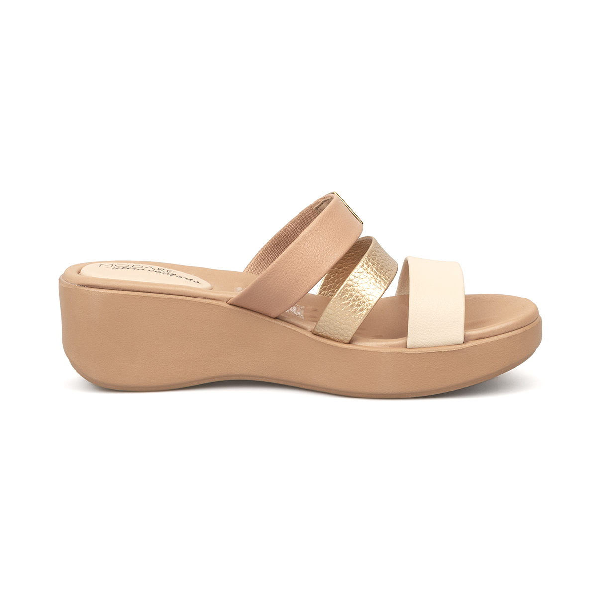 Sandalias Nude / Crema / Dorado Modare 7227 3