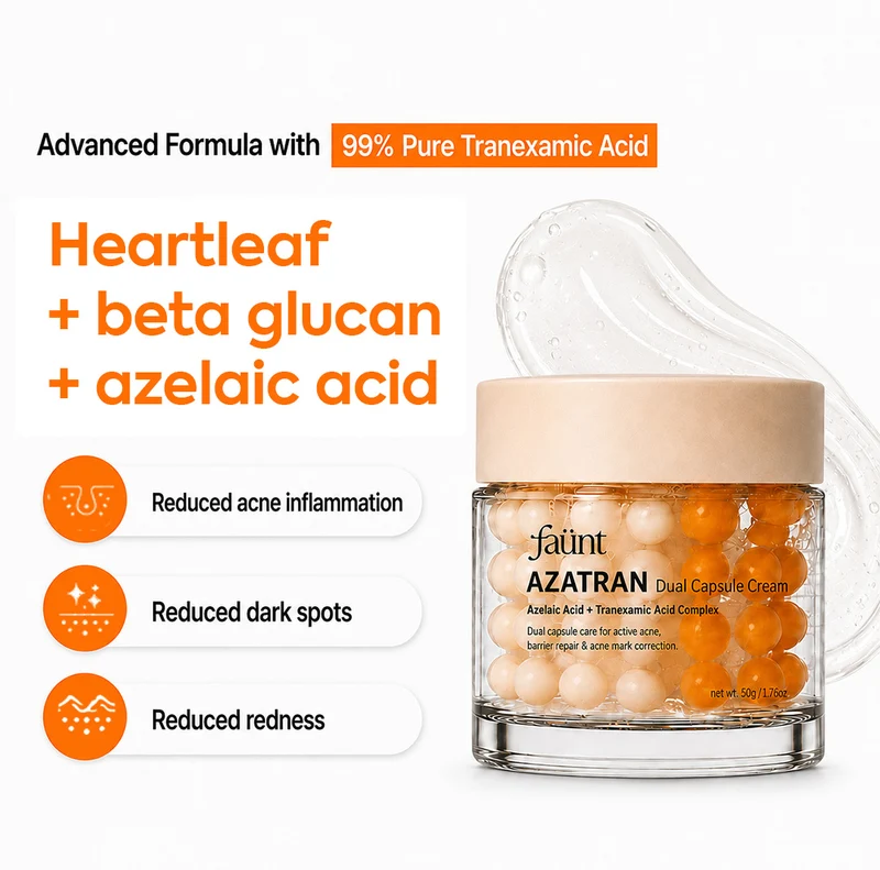 Azatran Dual Power Boosting Capsule Cream - Heartleaf & 99% TXA — image 2