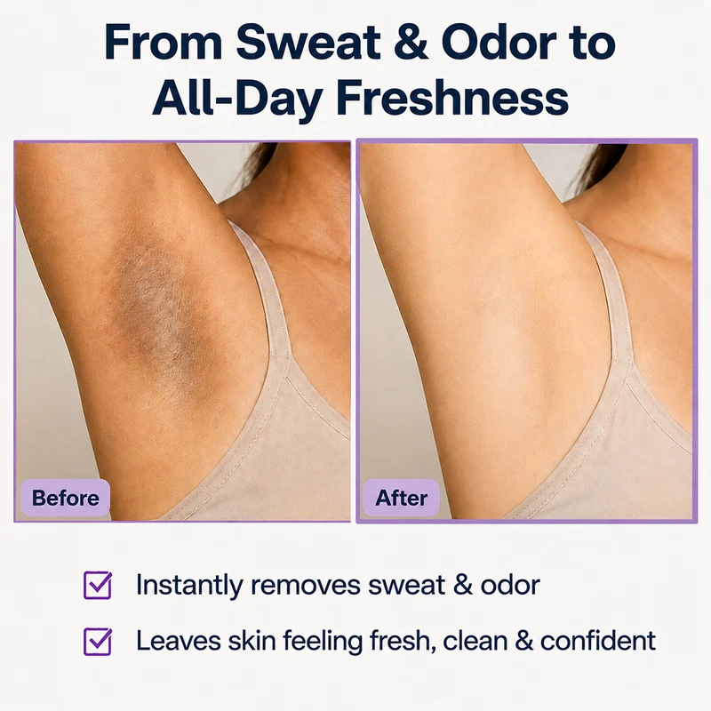 Aloe Vera + Vitamin E Fresh Odor Control On-The-Go Freshness Wipes — image 5