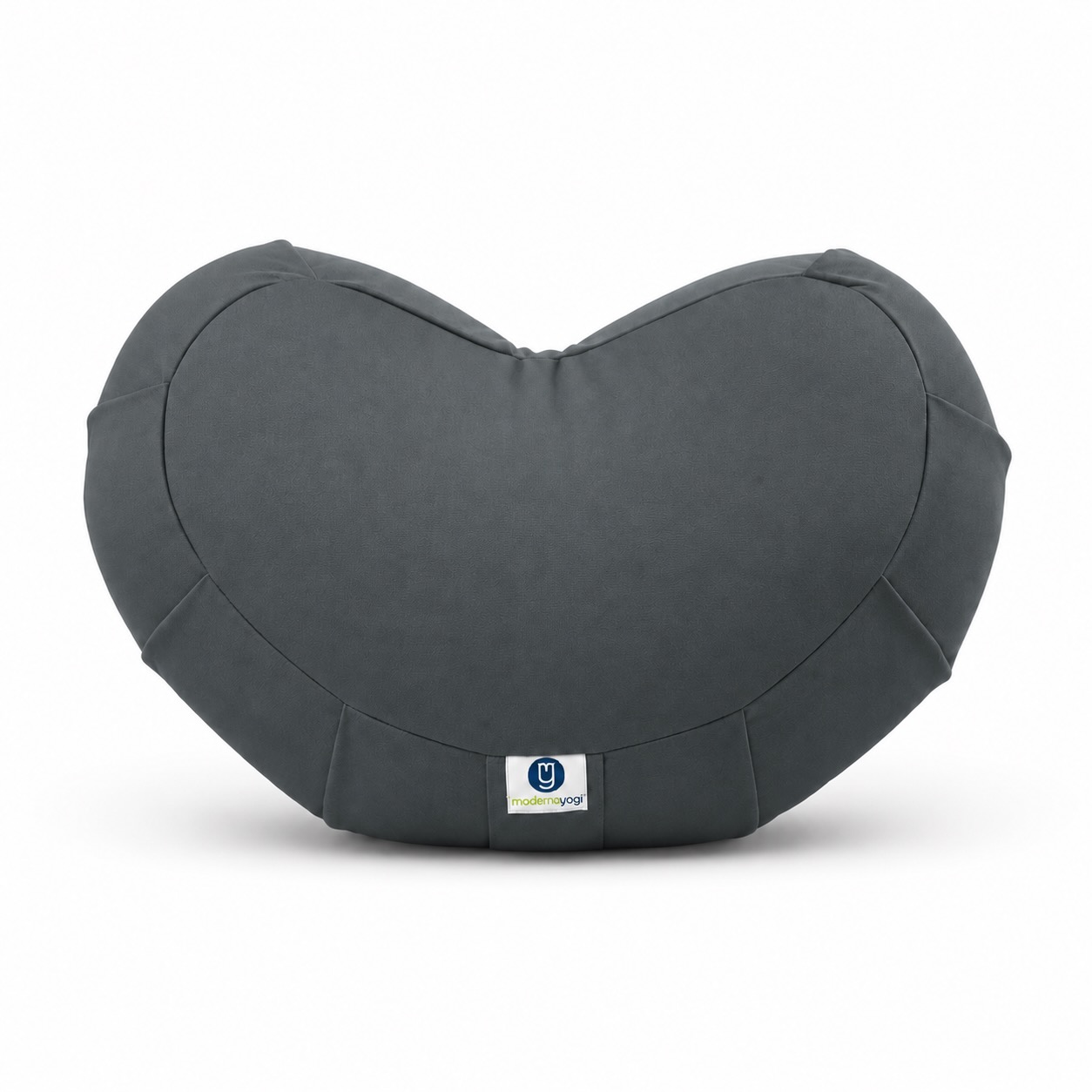 Gray Crescent Zafu Cushion