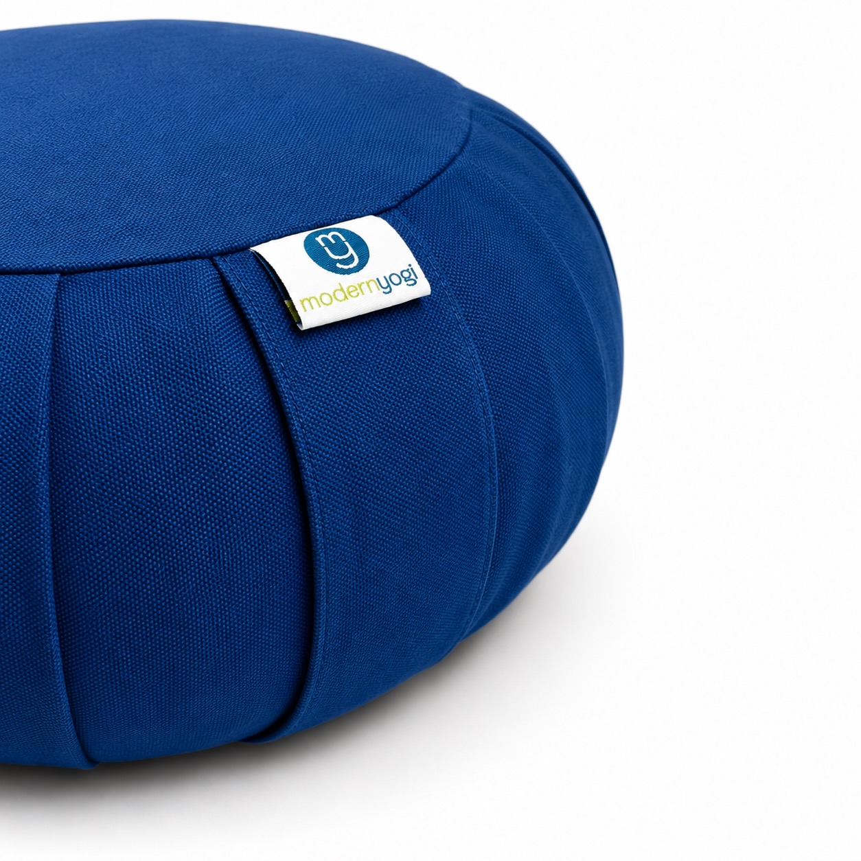 Blue Round Zafu Cushion — view 3