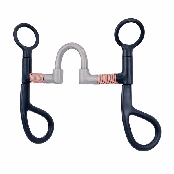 Cowboy Tack Correctional Argentine Bit with Copper Wrap