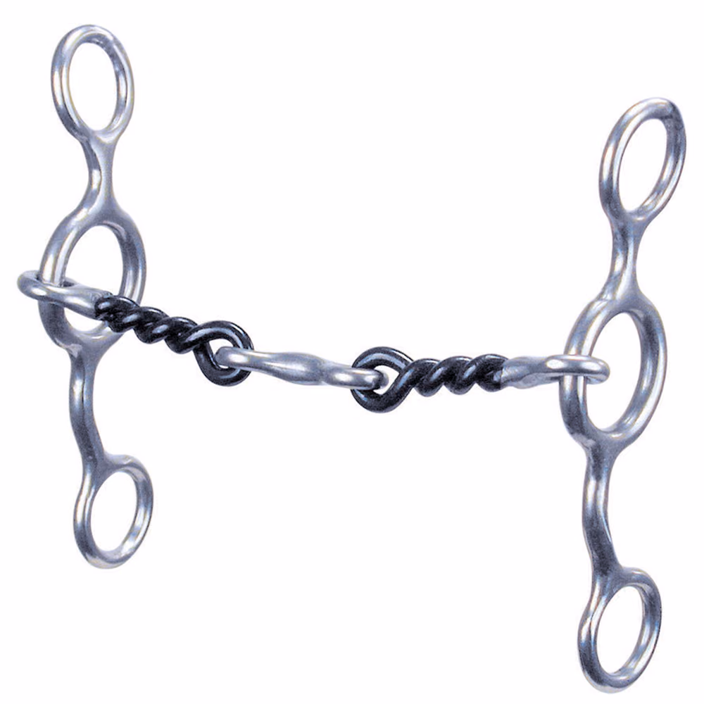 Junior Cowhorse with Dogbone and Sweet Iron Twisted Wire Mouthpiece