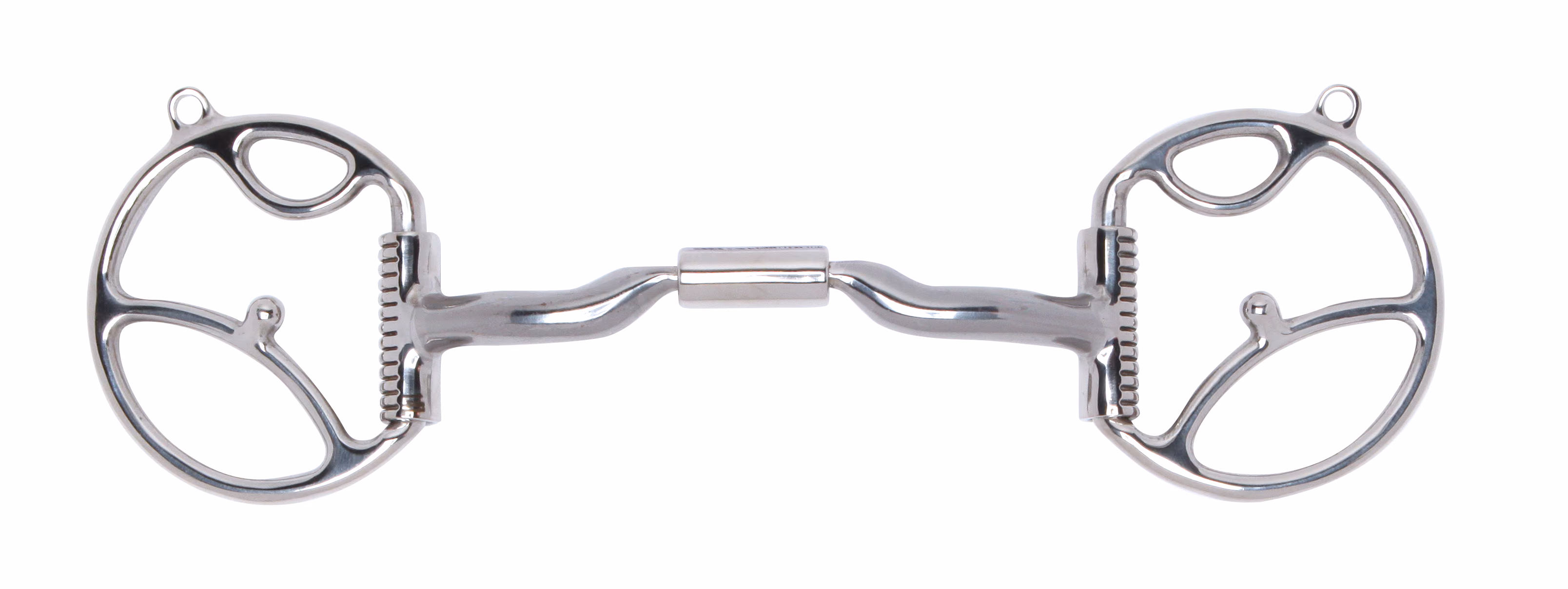 Myler Western Dee with Hooks with Sweet Iron Low Port Comfort Snaffle MB 04