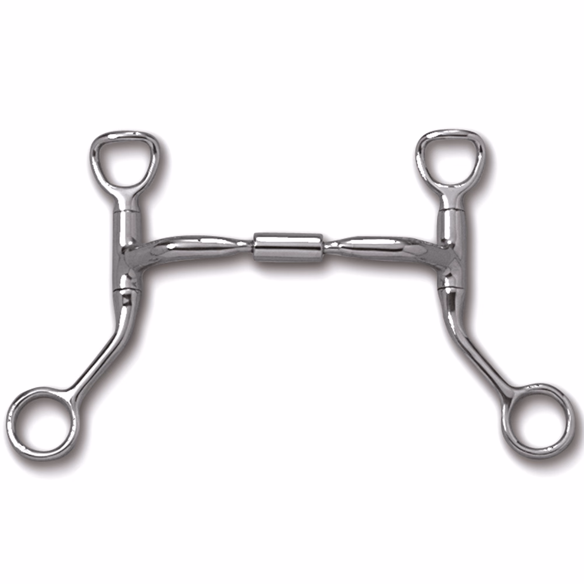 Myler HBT Shank with Sweet Iron Comfort Snaffle Wide Barrel MB 02