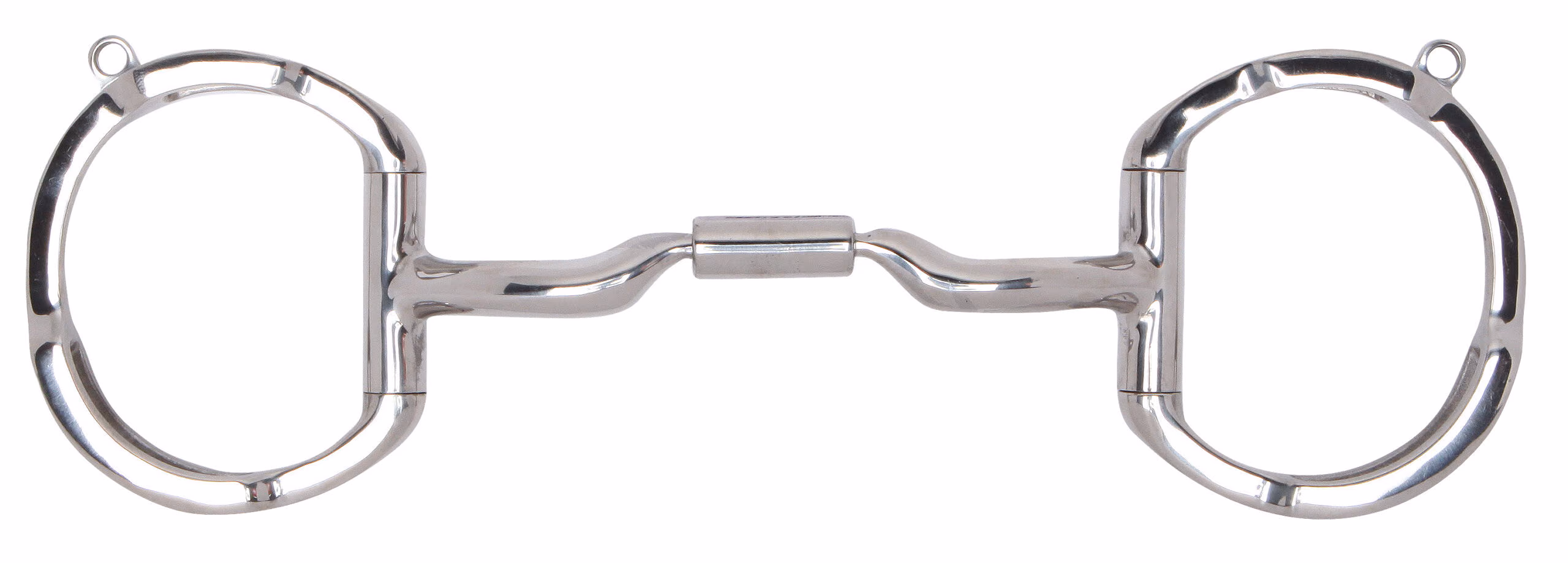 Myler Eggbutt with Hooks with Stainless Steel Low Port Comfort Snaffle MB 04