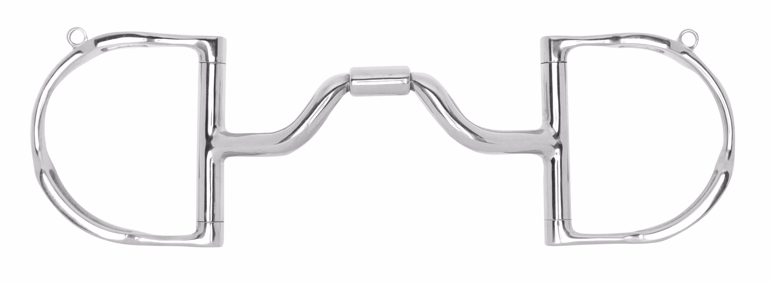 Myler 3 3/8" Medium Dee with Hooks with Low Medium Wide Ported Barrel