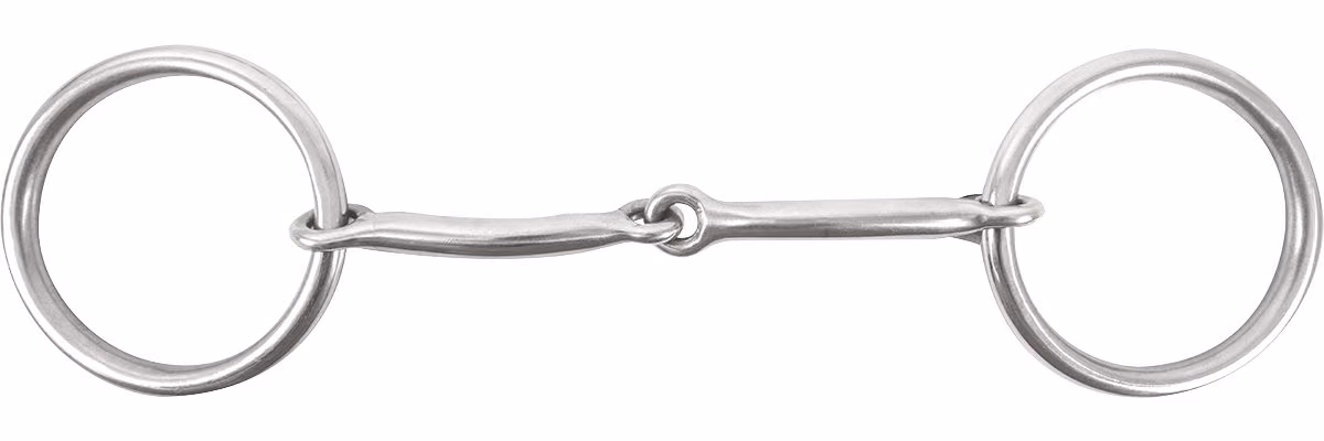 Classic Equine O-Ring Snaffle with Smooth Mouthpiece
