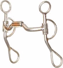Argentine Low Port Bit with Copper Inlay Roller