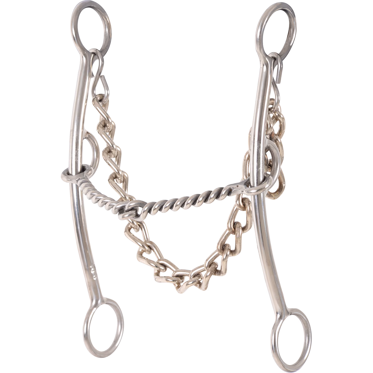 Carol Goostree Pickup Bit Short Shank- Twisted Wire Snaffle