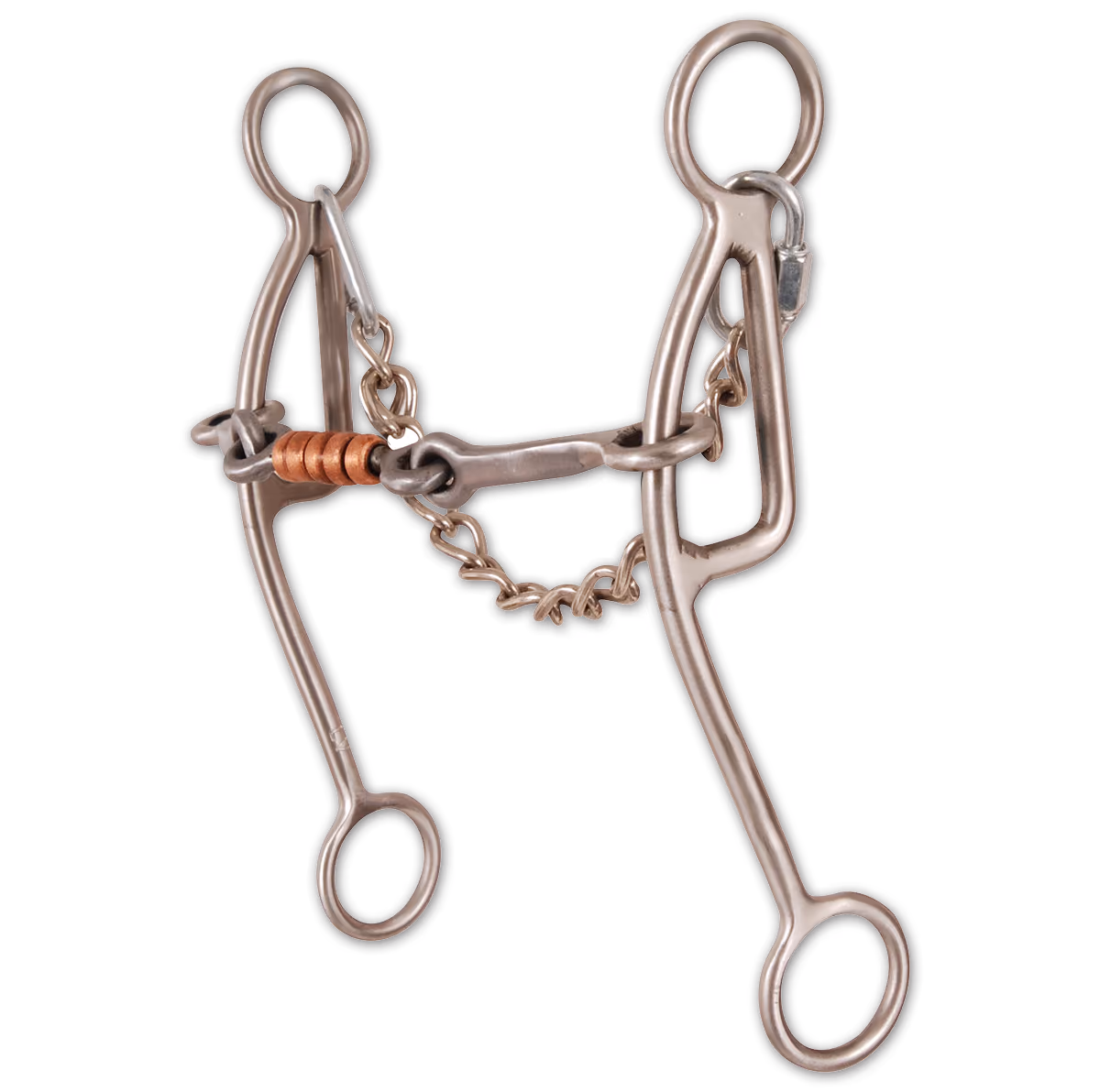 Les Vogt Turbo Collection 7 1/2 Shank Dogbone Snaffle