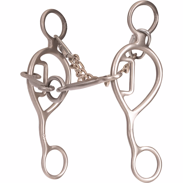 Les Vogt Turbo Collection 6 1/2 Shank O Ring Snaffle
