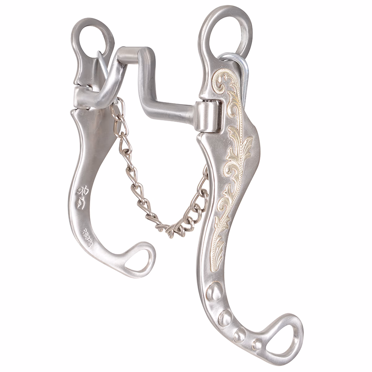Les Vogt Roping Collection Swivel Port with Hinged Cheeks