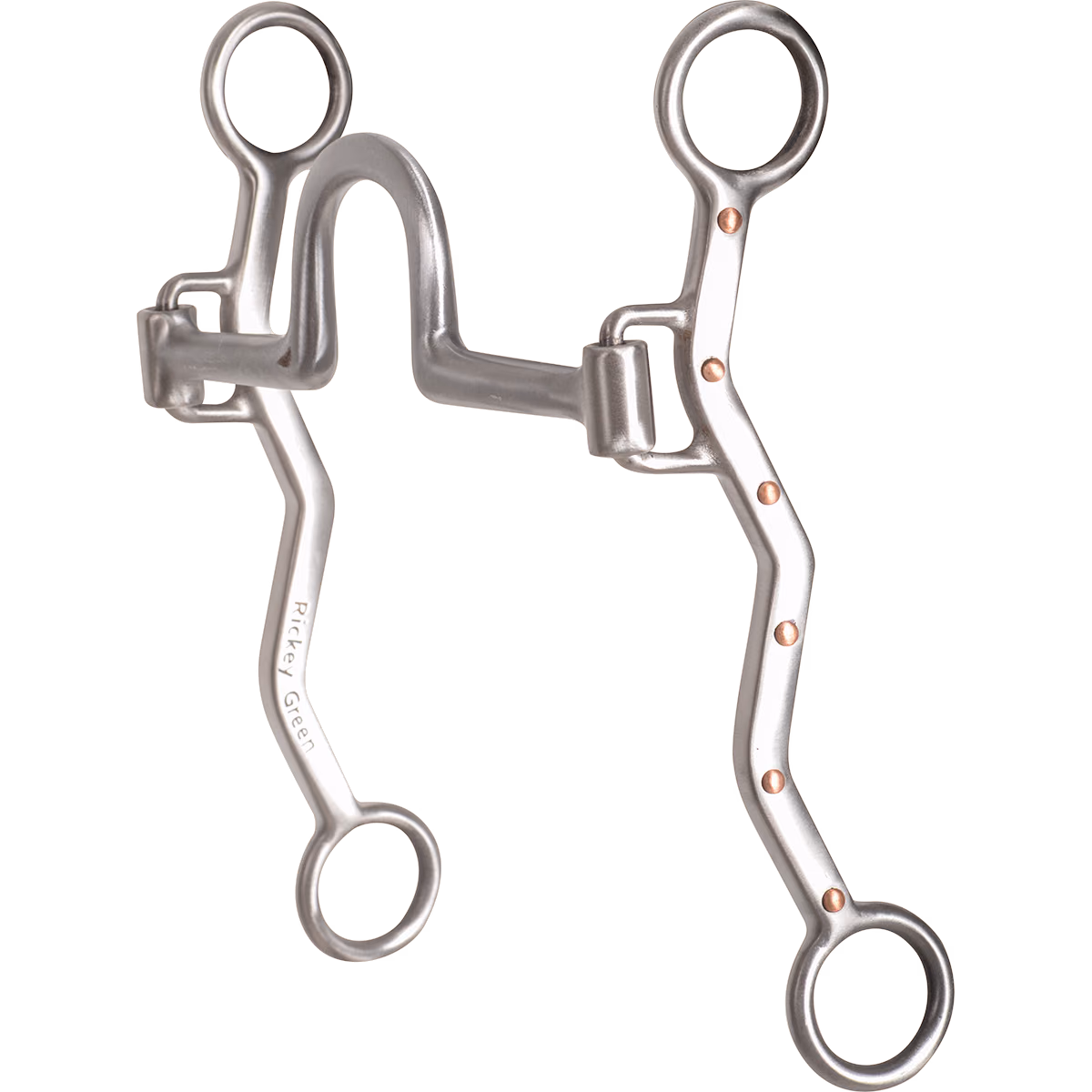 Rickey Green Sharp Setter Shank Roping Bit with High Port, 7-inch