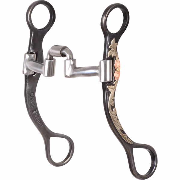 Classic Equine Low Ported Barrel Shanked Bit