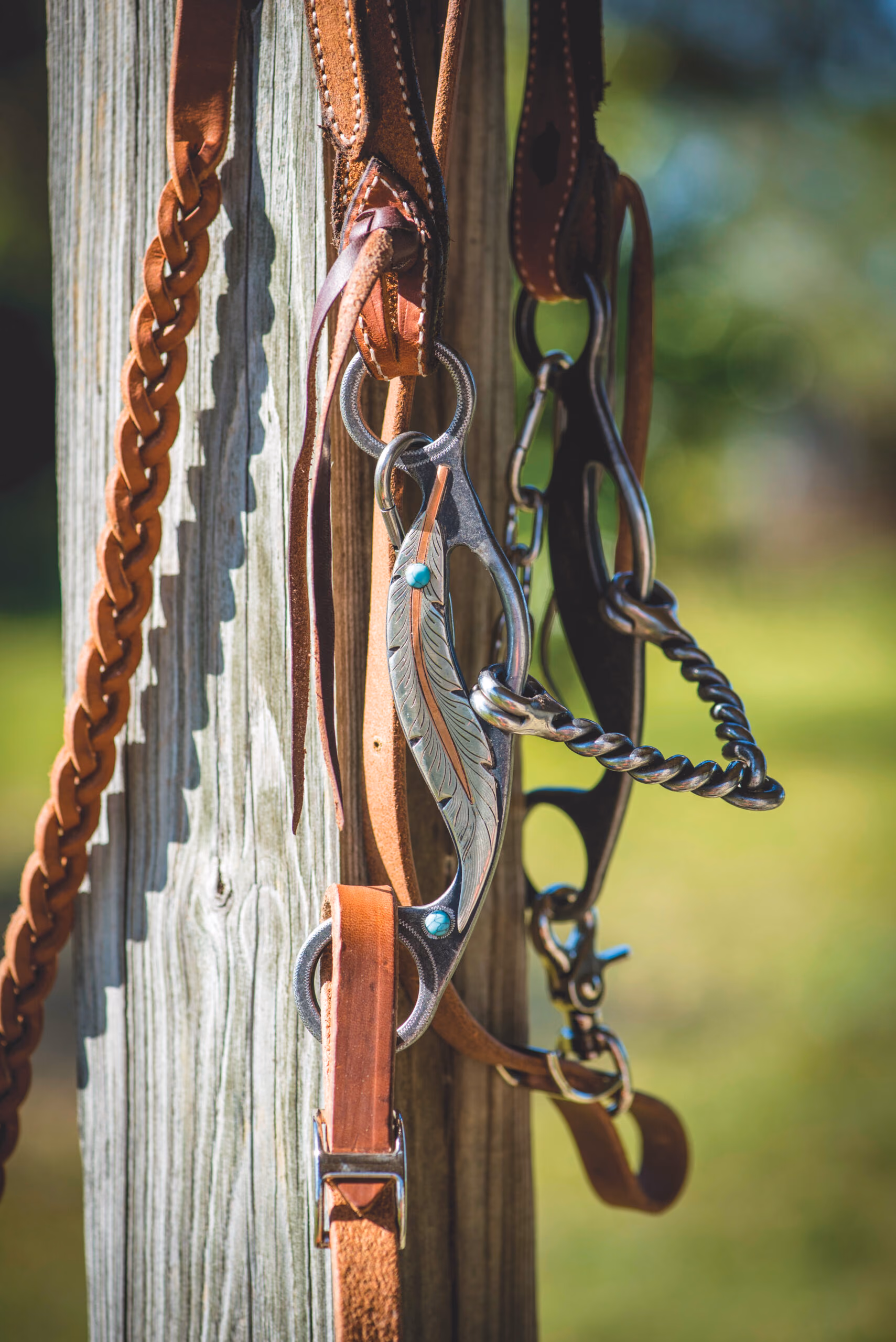 Feather Collection Twisted Wire Snaffle Gag 5 1/8" thumbnail 2