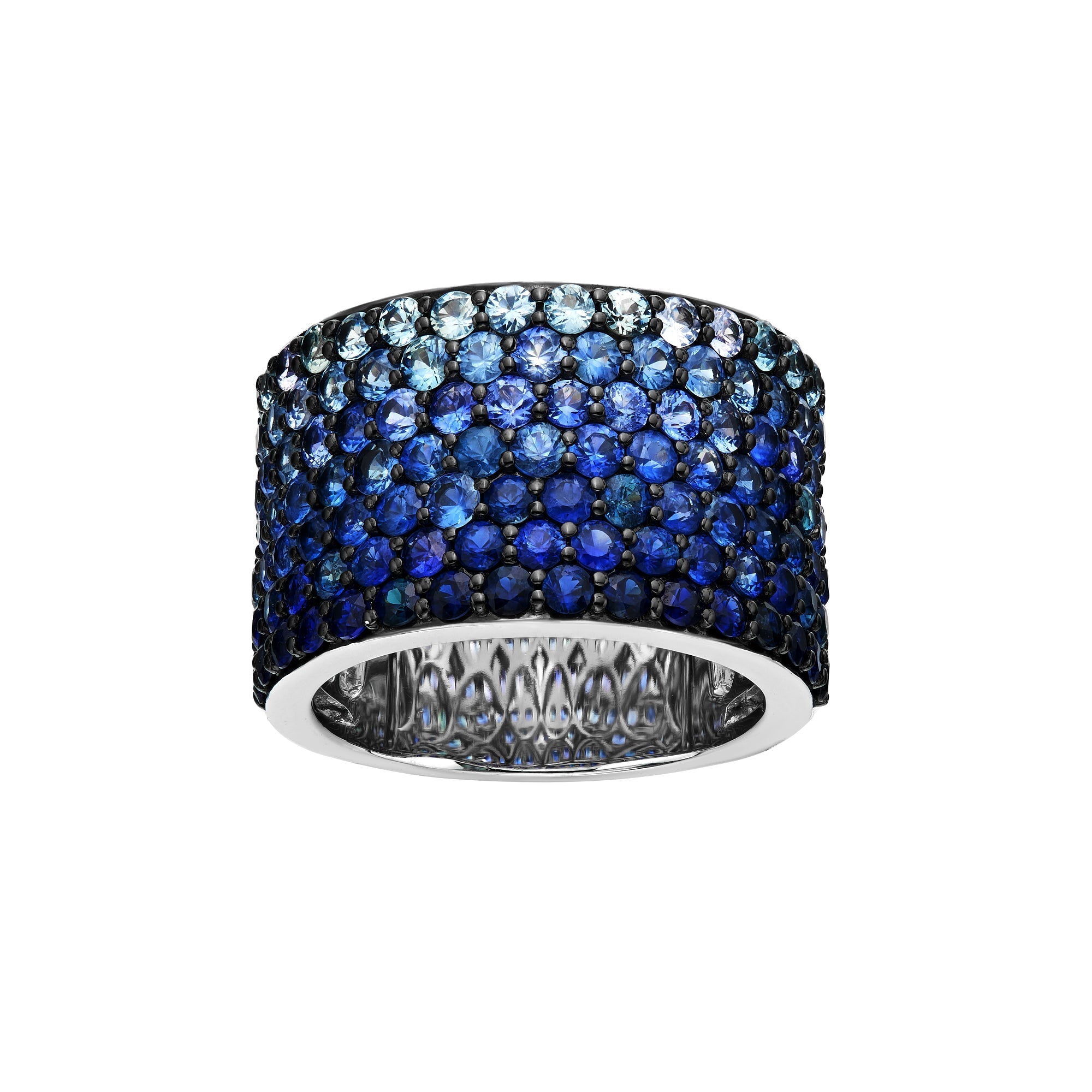 Blue Velvet Blue Sapphire Band, image 3 of 3