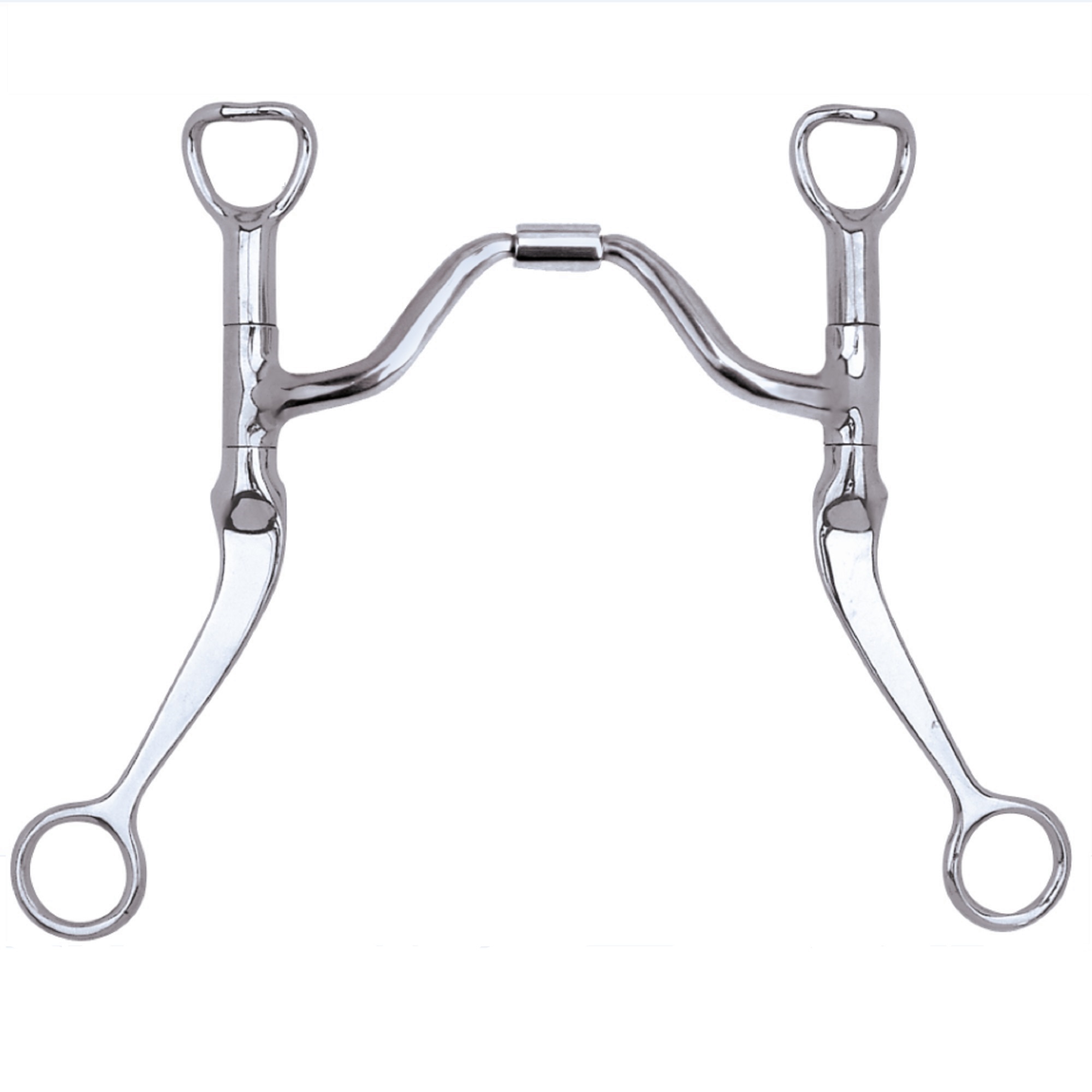 Myler Flat Shank with Wide Ported Barrel MB 16PB