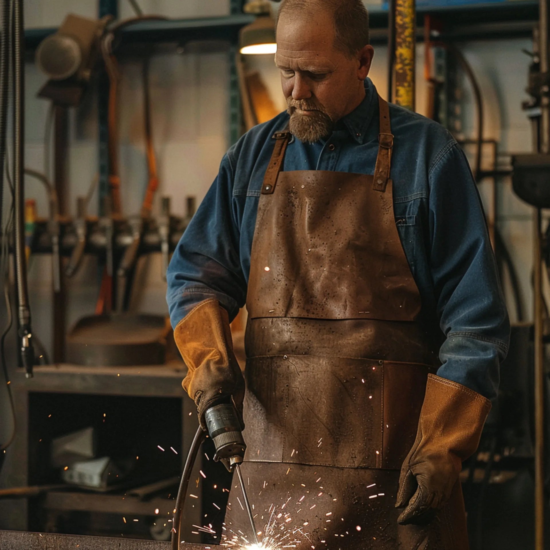 HeatProtector Welding Apron