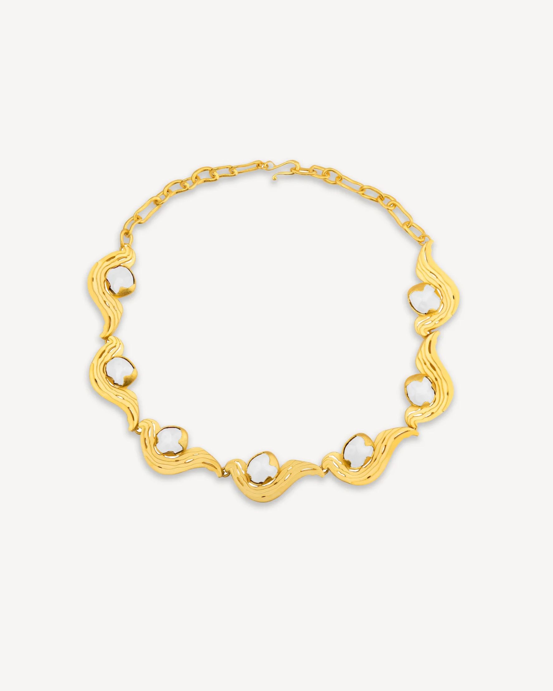 Meteorite Necklace White