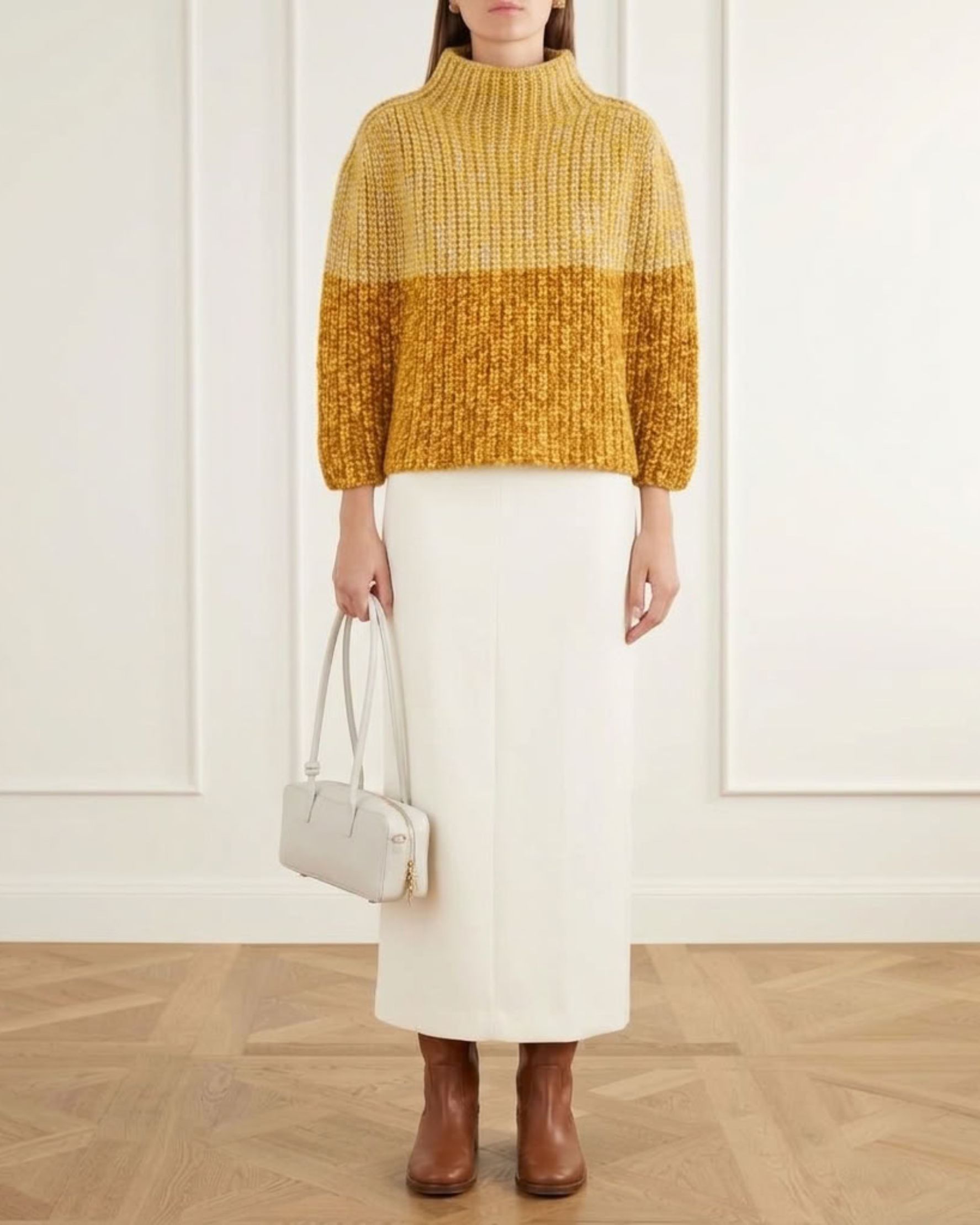 Nadia Poncho Yellow