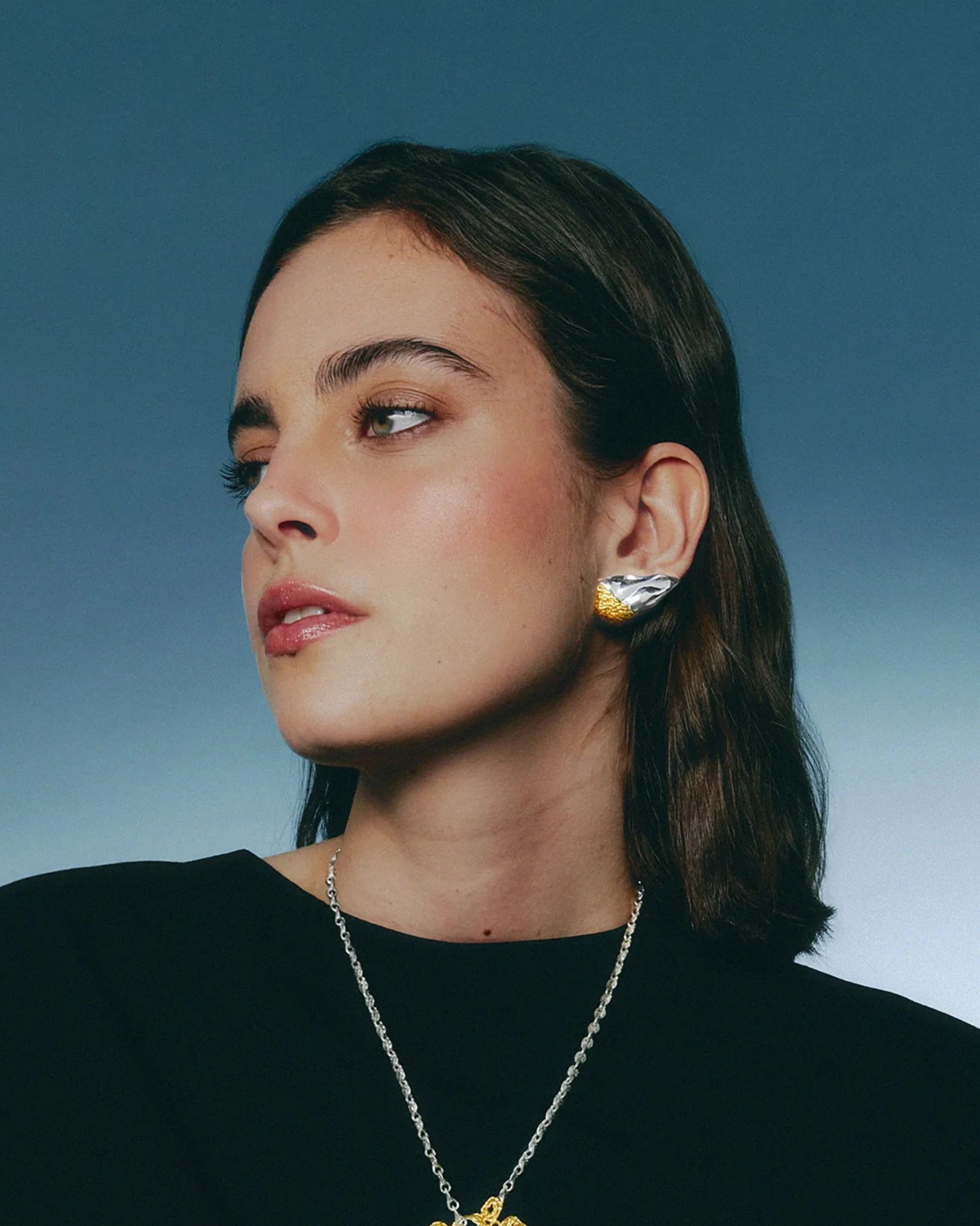 Cliff Earcap Earrings - alternate view
