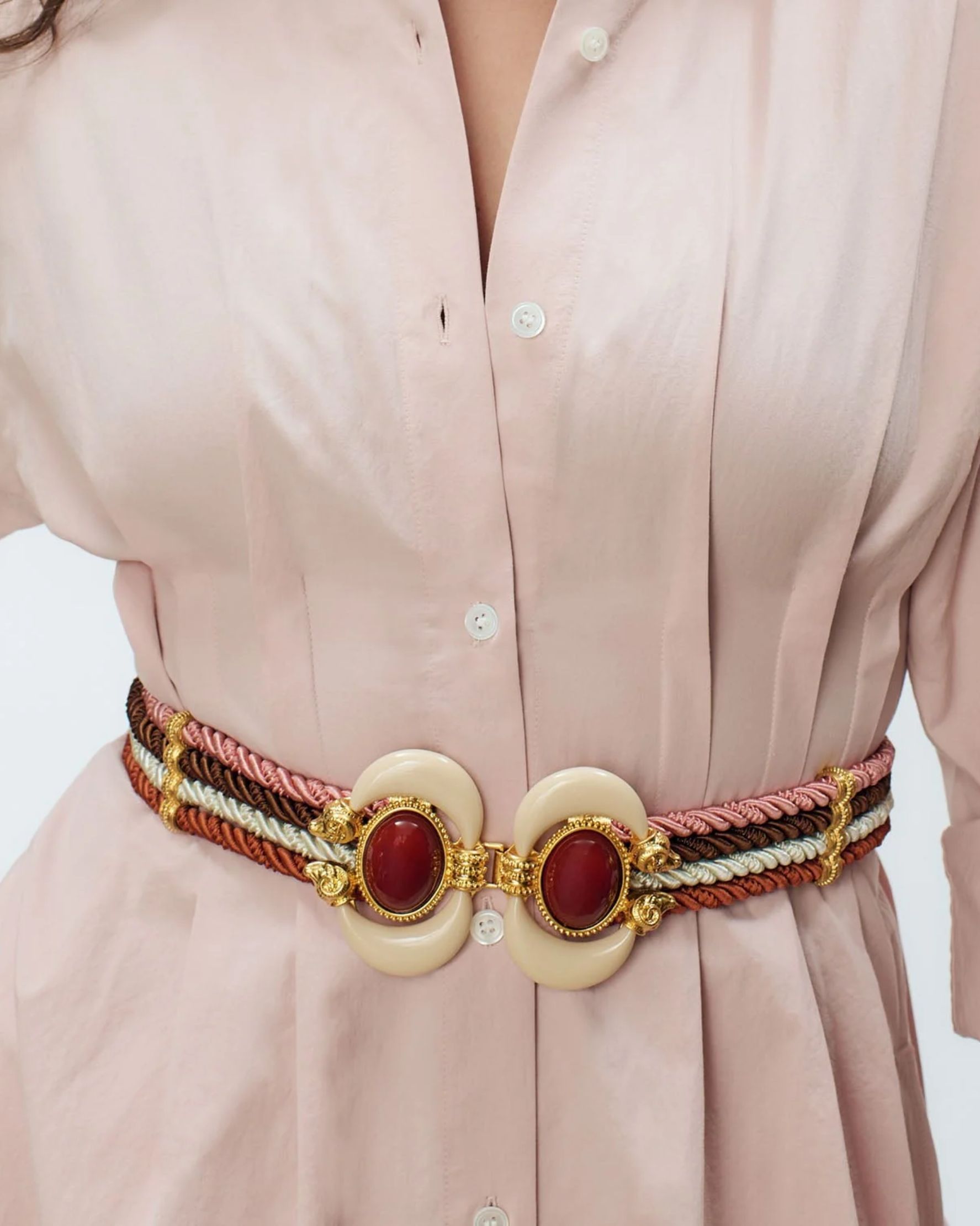 Aries Twisted Cord Belt - alternate view