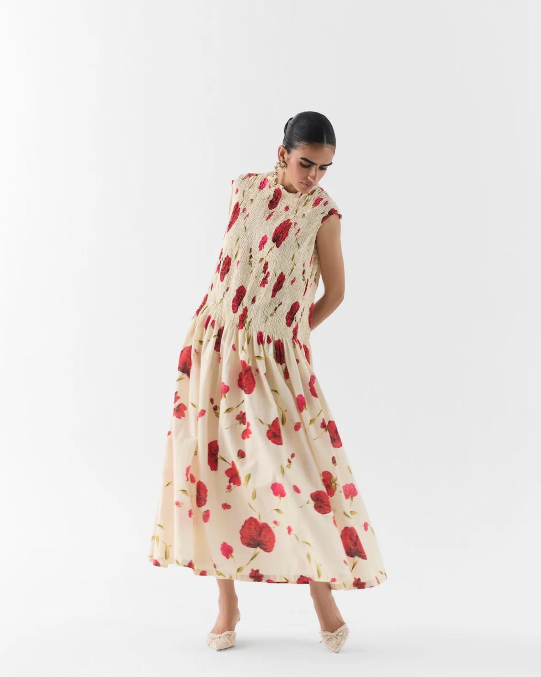 Sisley Rose Ruching Dress - alternate view