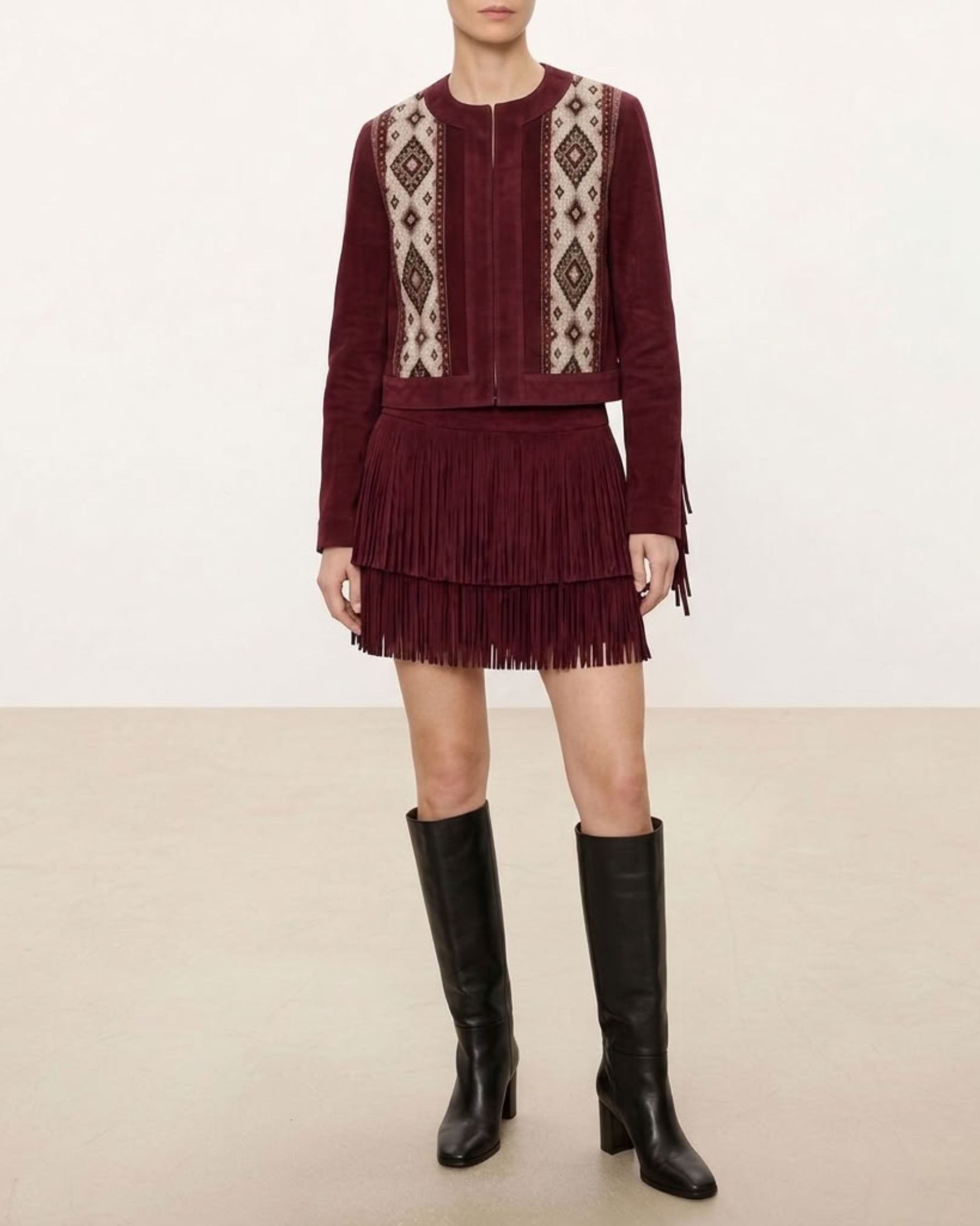Pickett Suede Skirt