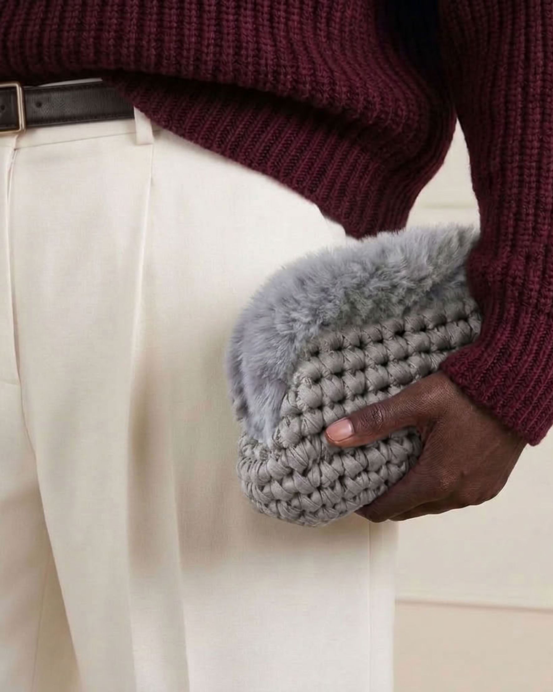 Mini Puffy Grey - alternate view