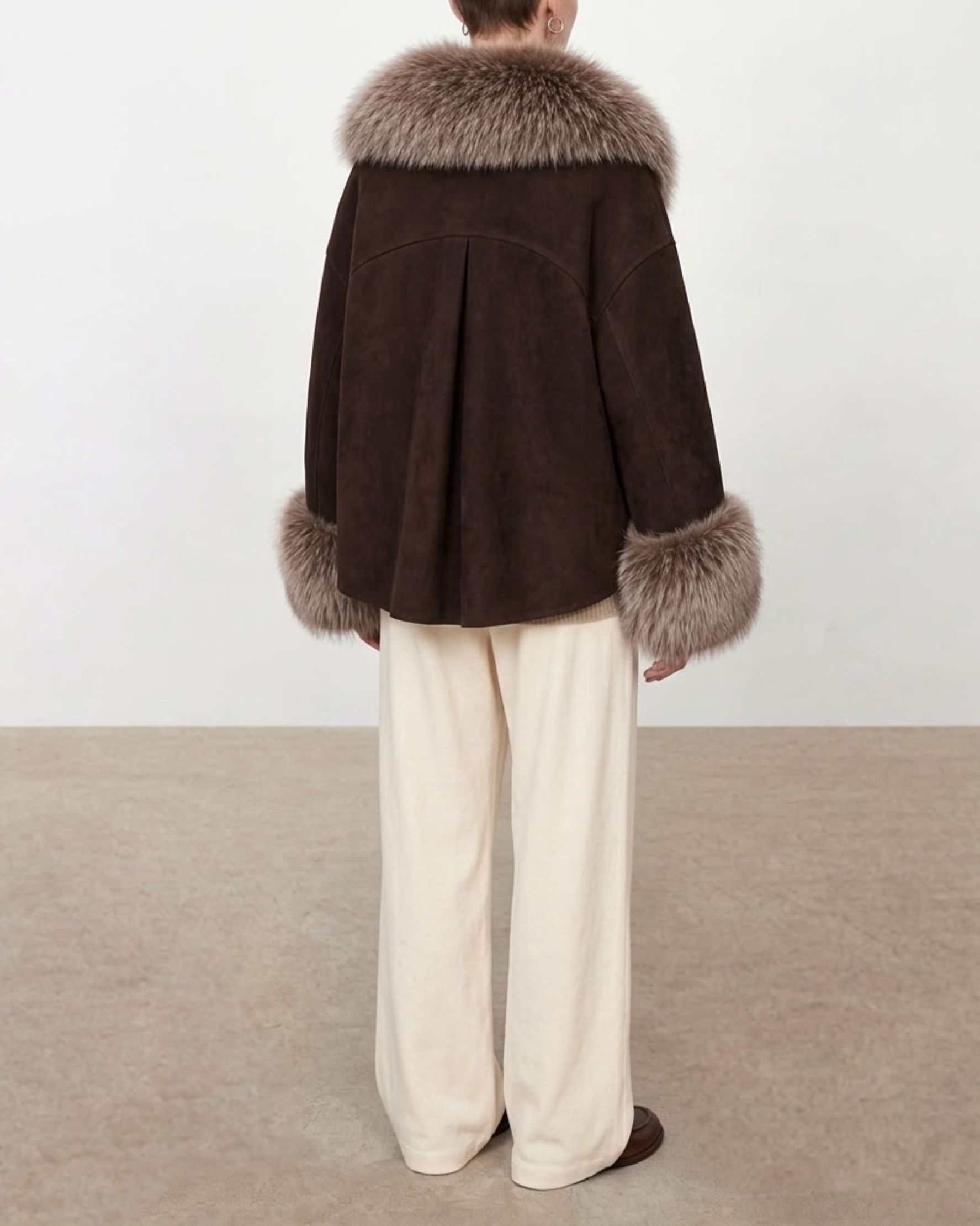 Rebecca Suede and Fur Jacket - alternate view
