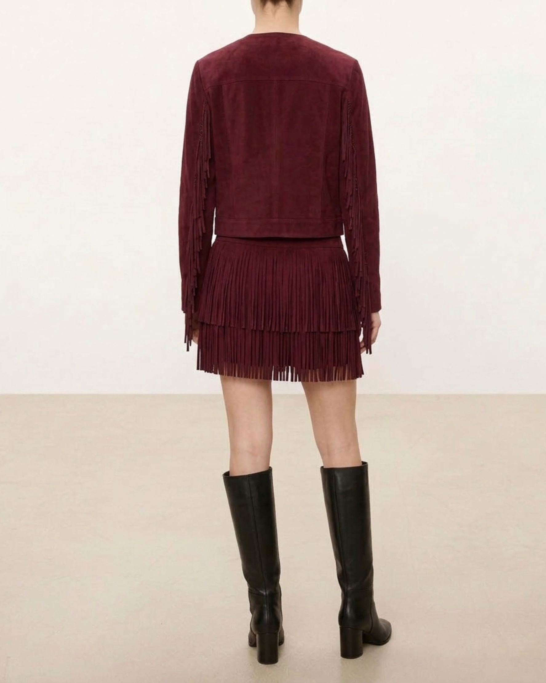 Pickett Suede Skirt - alternate view