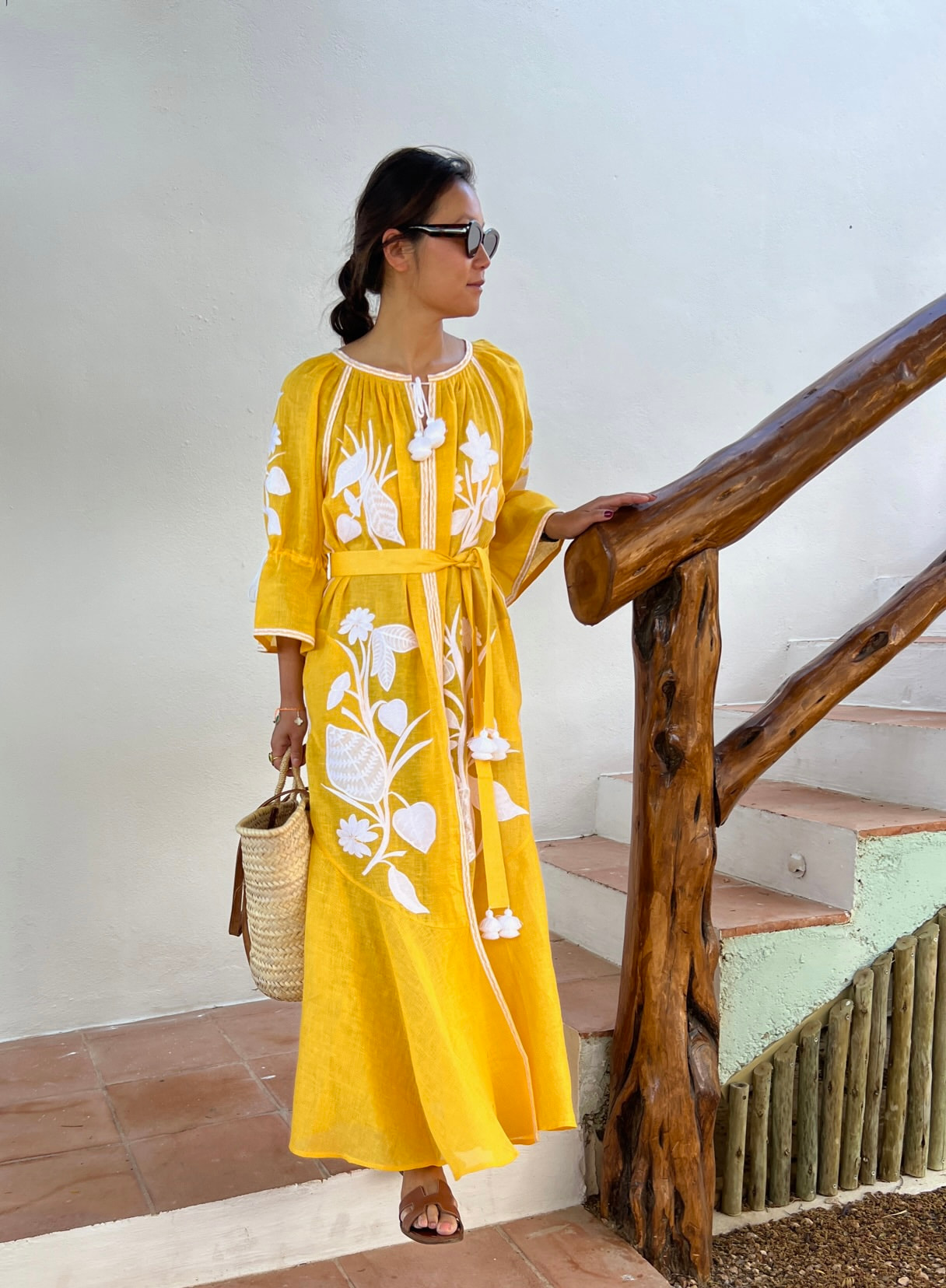 Eden Yellow Maxi Dress - alternate view