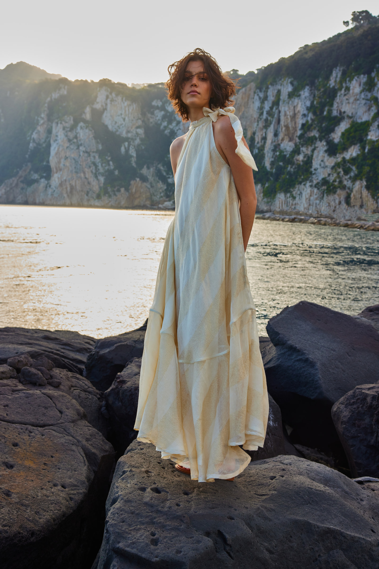 Diane Goddess Dress White