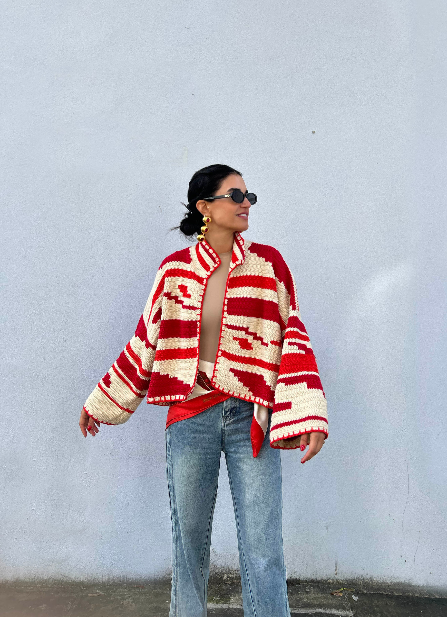 Red / Beige