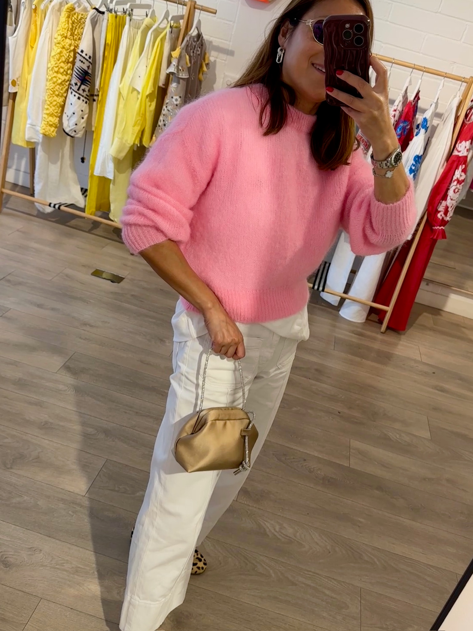 Jane Mohair Jumper Rose Clair - alternate view