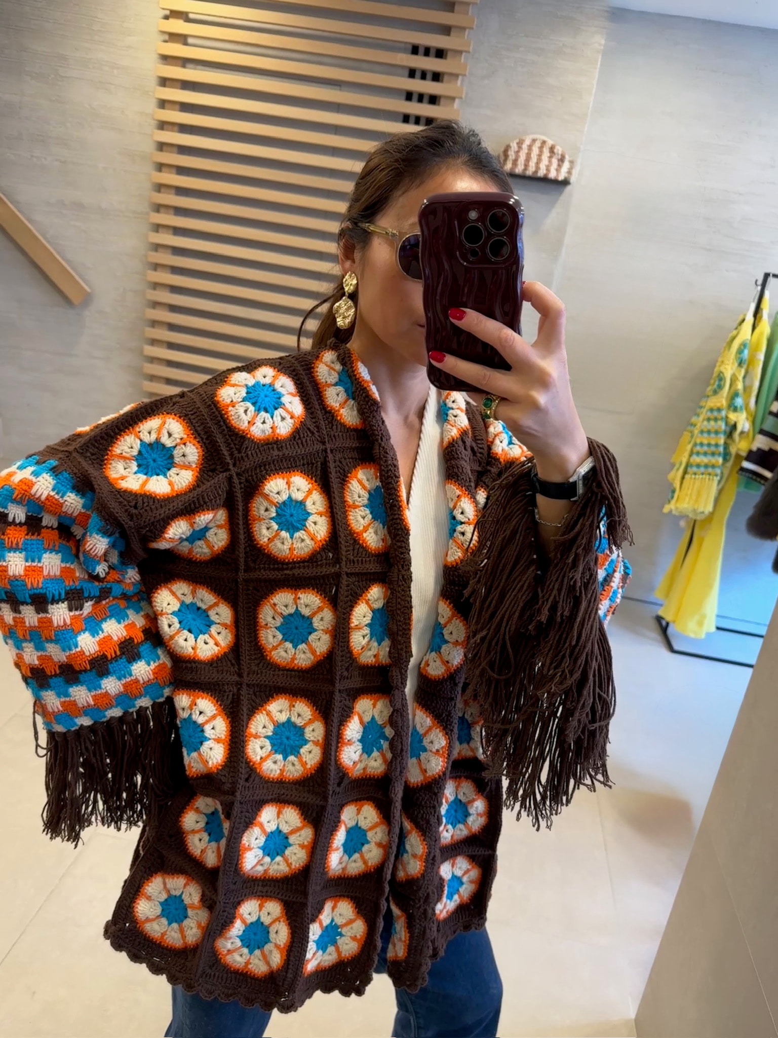 Imagine Jacket Brown/Orange/Blue - alternate view