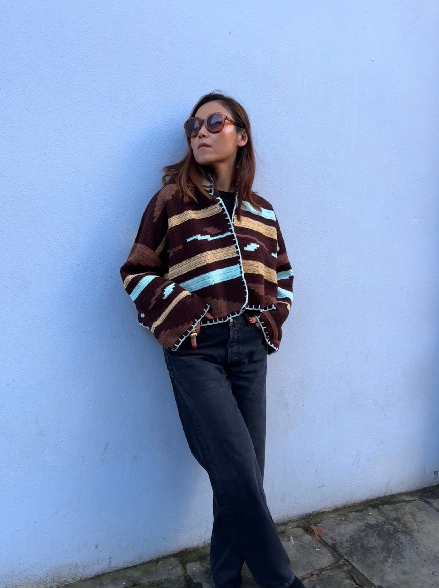 Brown / Aqua