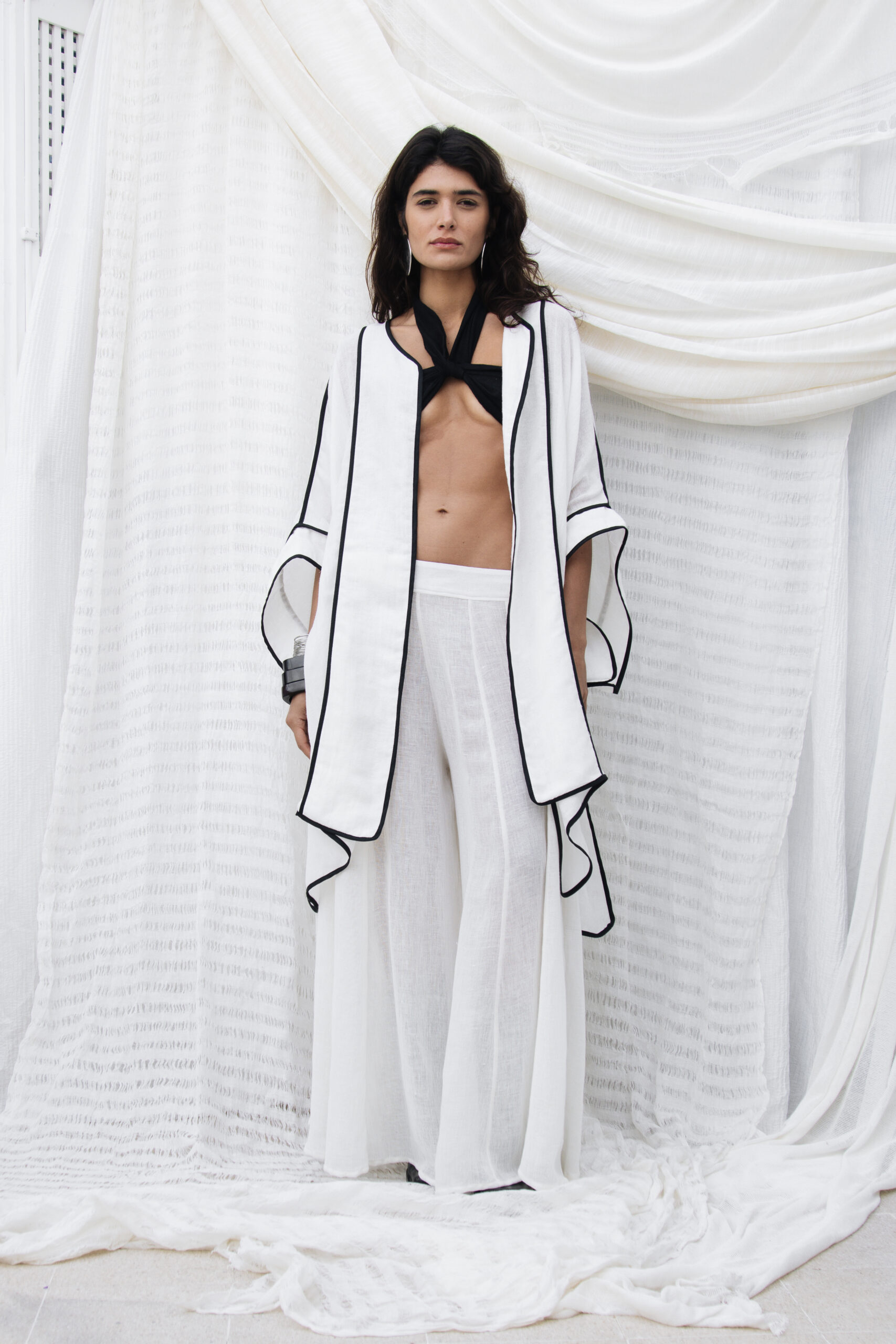Ray kimono White