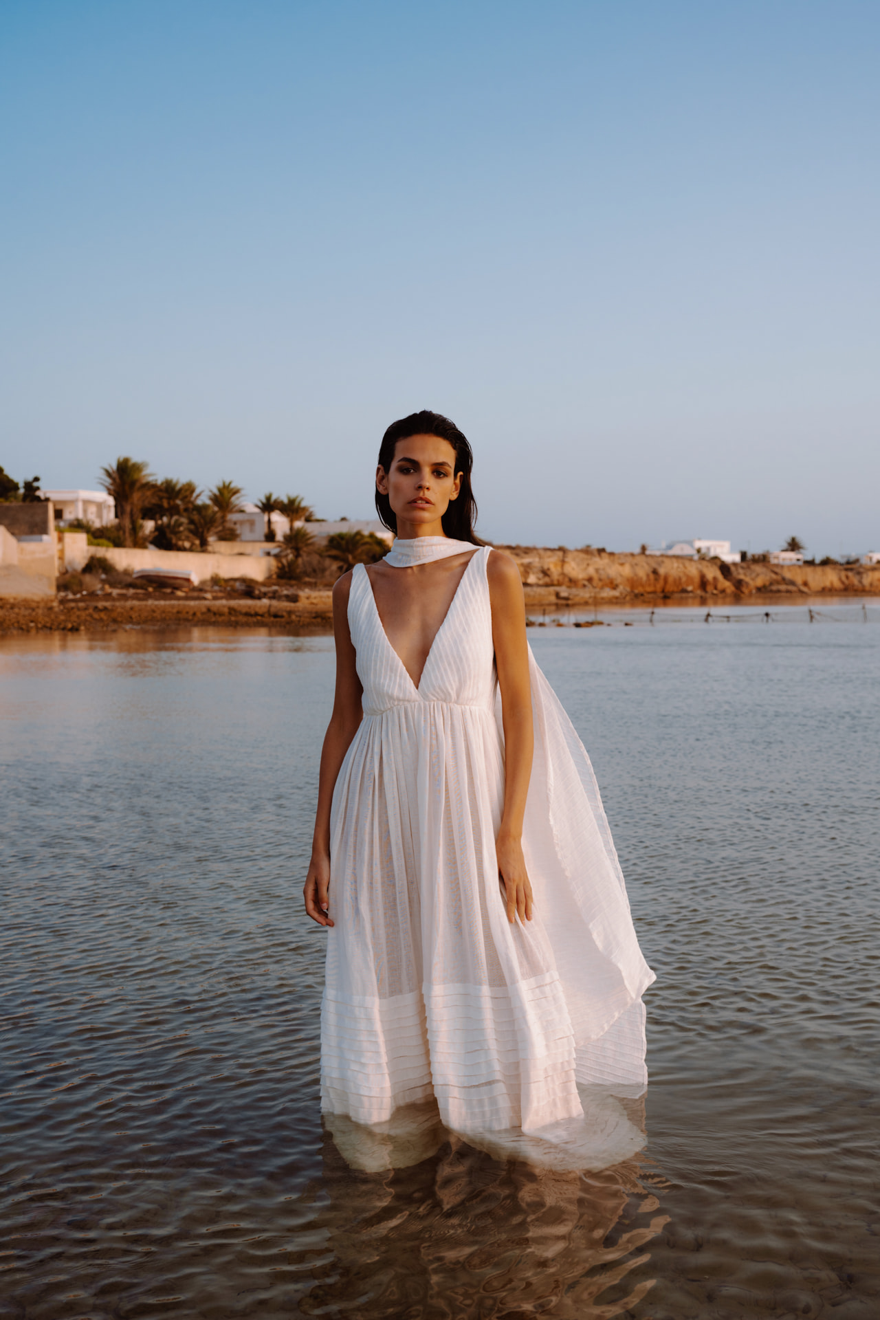 Seima Dress White