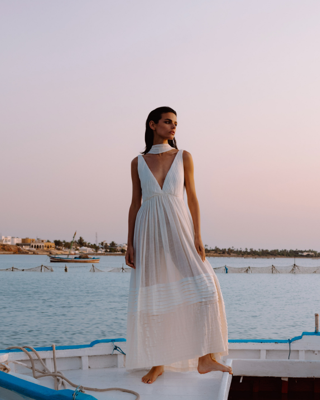 Seima Dress White - alternate view