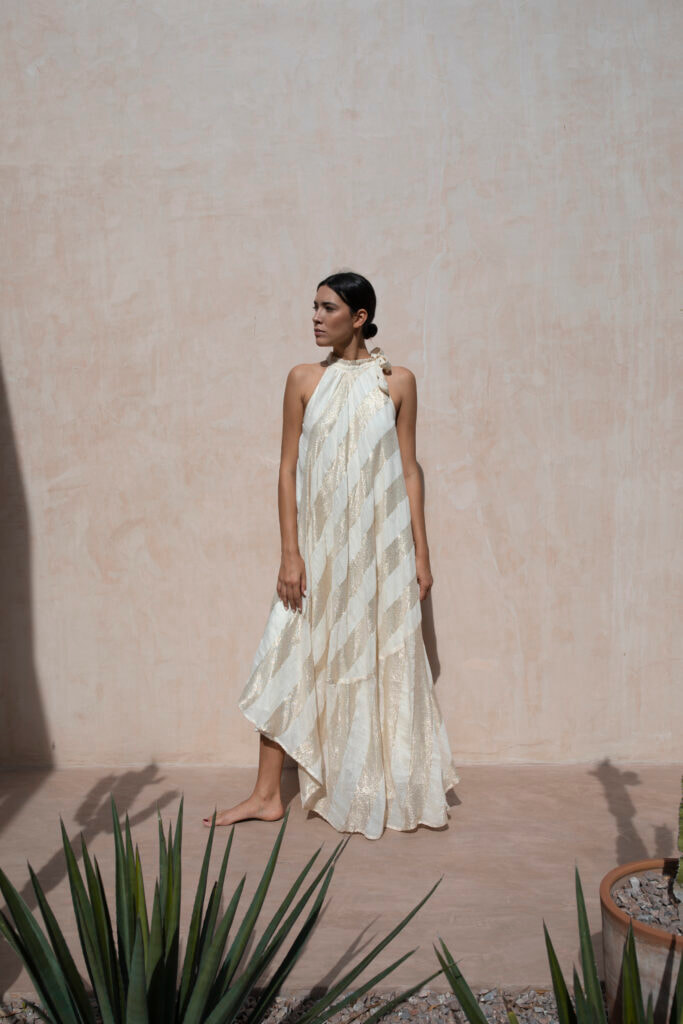 Diane Goddess Dress White - alternate view