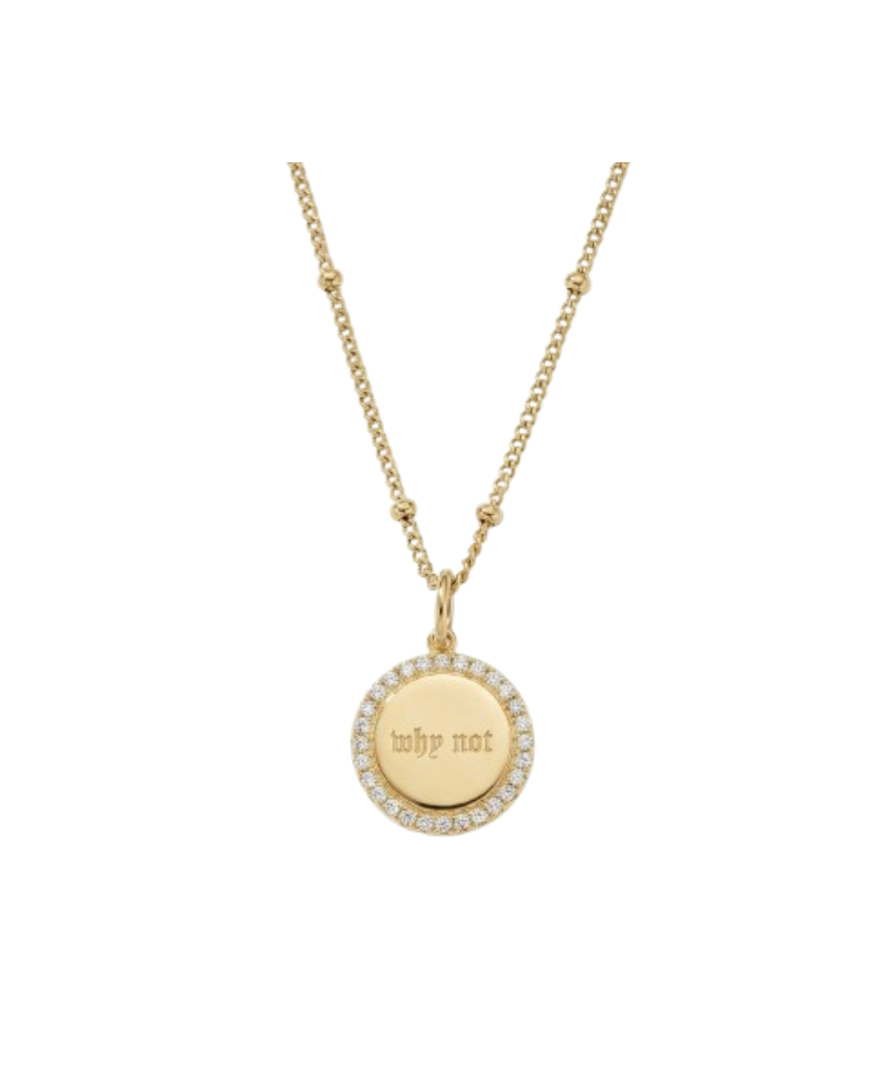 Why Not Pendant Necklace