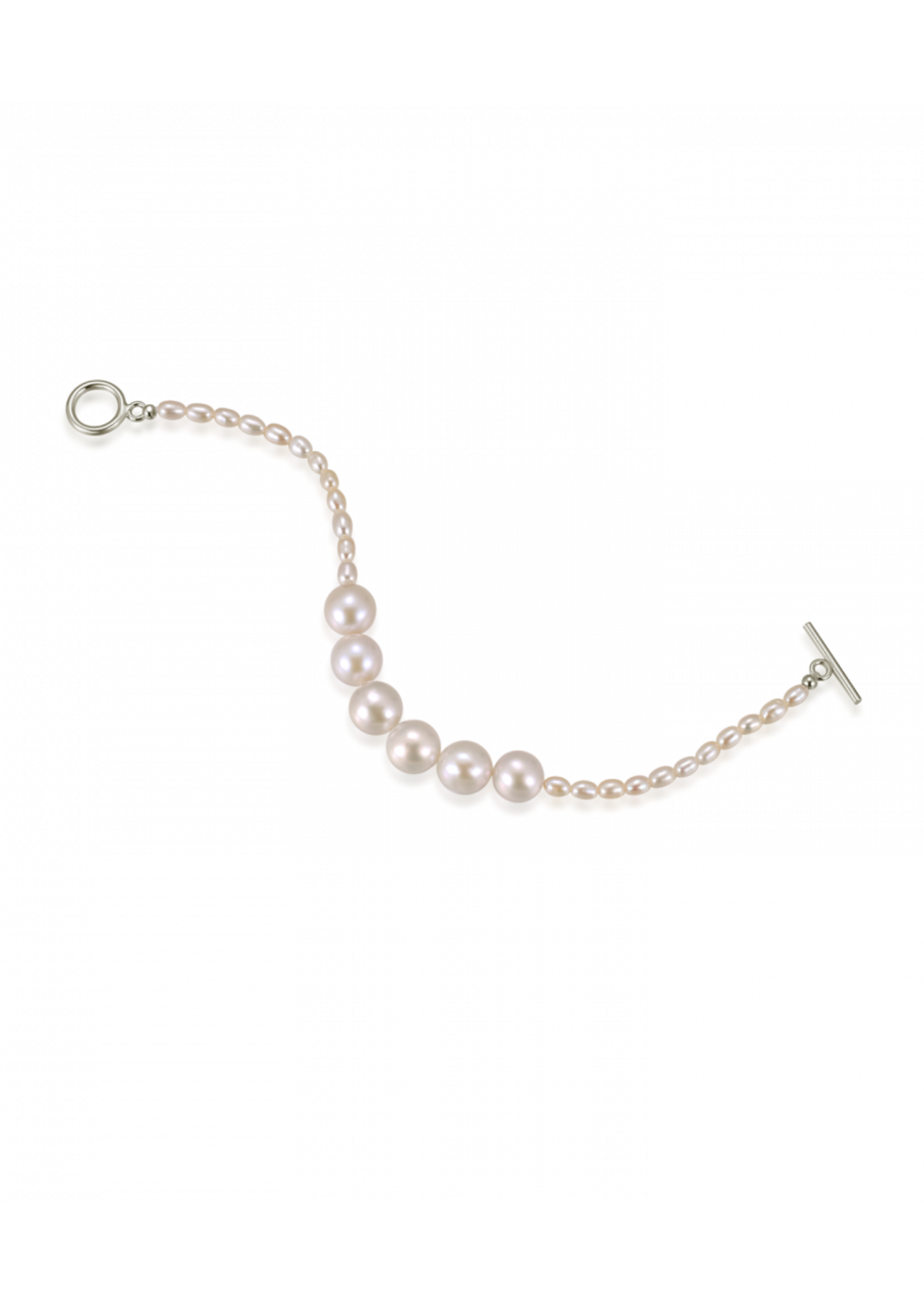 Selen Pearl Bracelet White