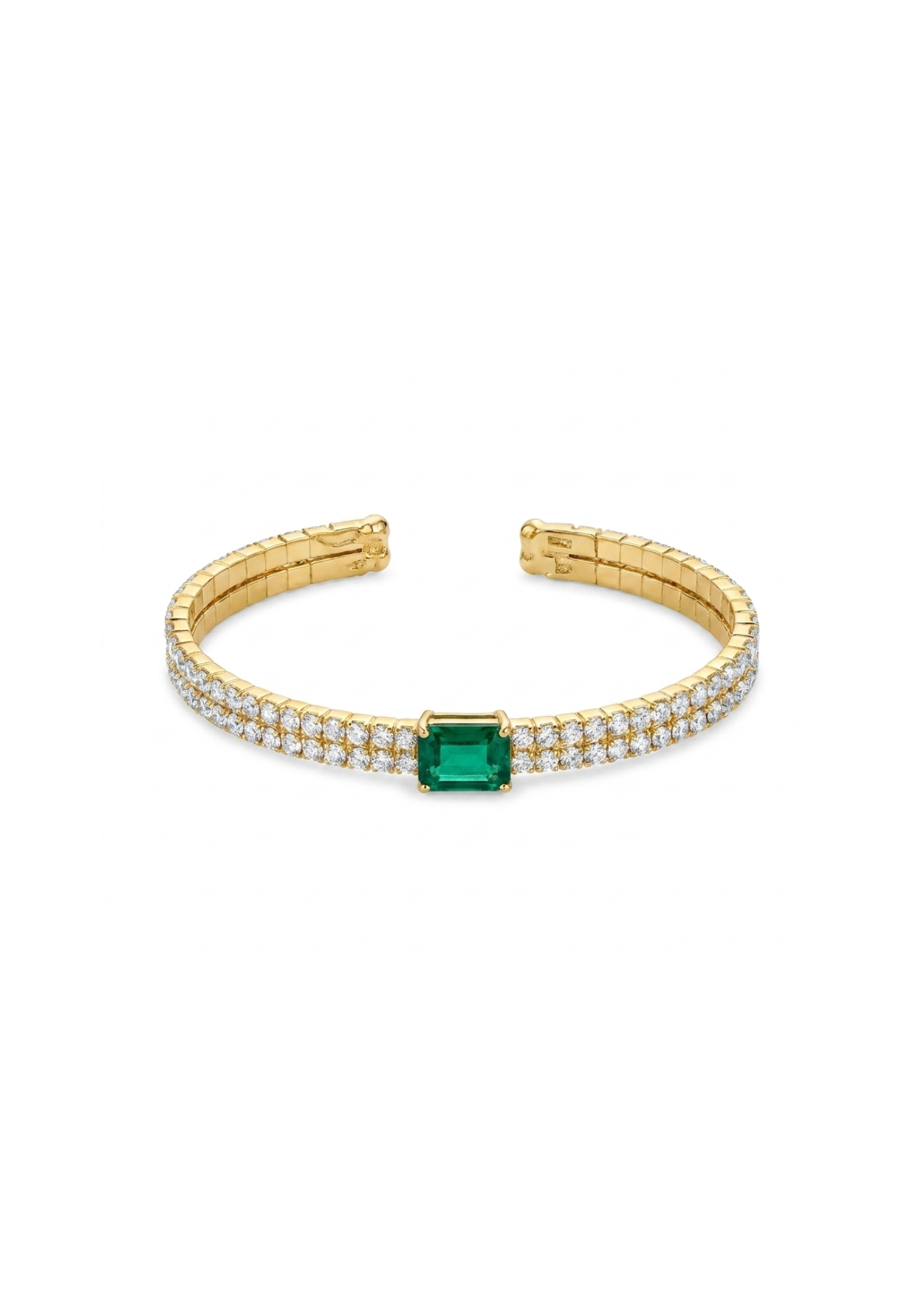 Midnight Bracelet Yellow Gold and White