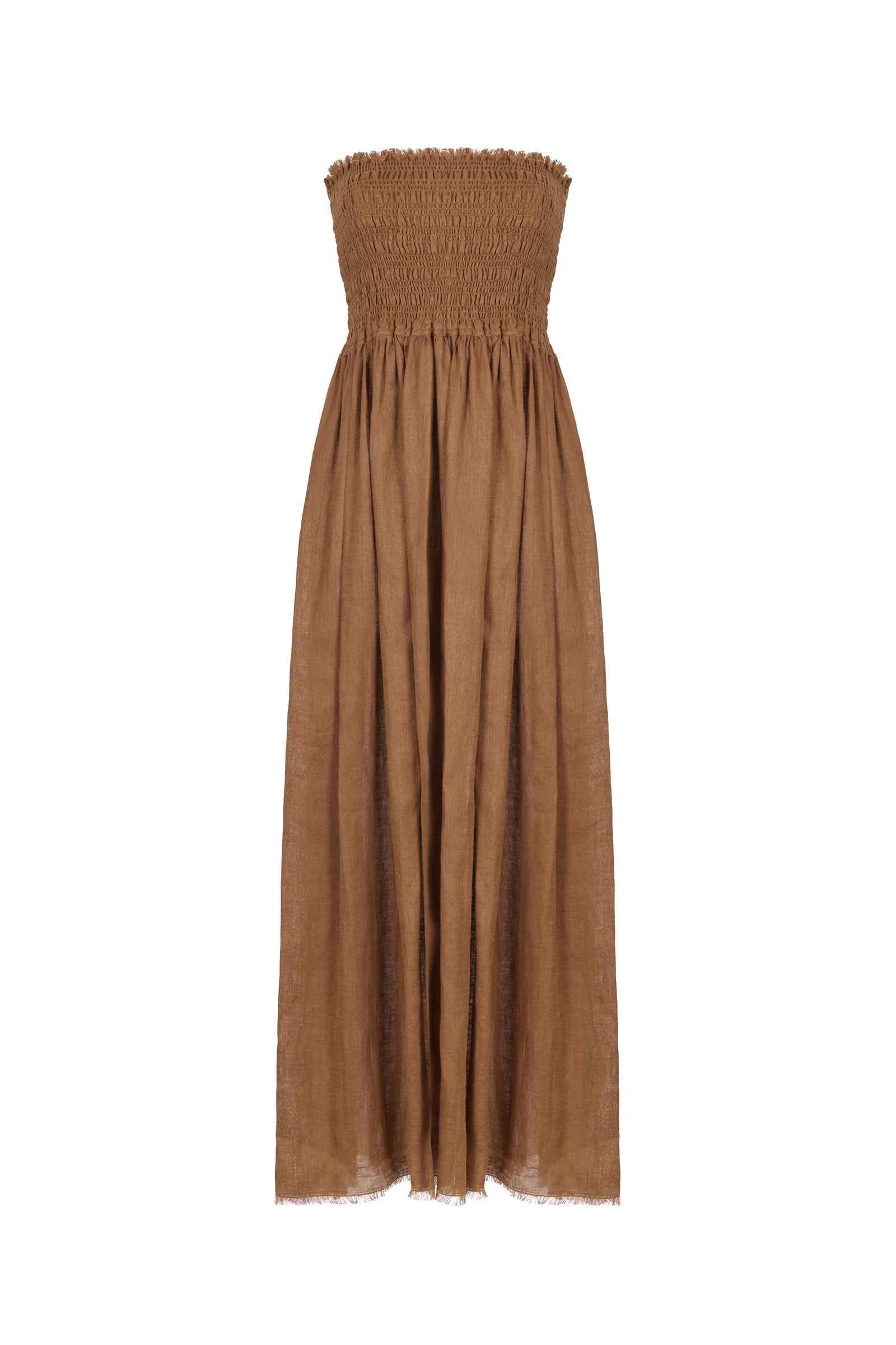 Strapless Midi Dress