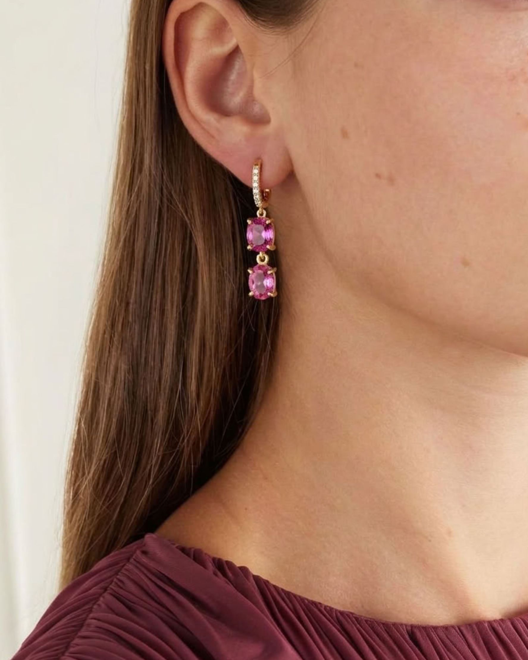 Waldorf Earrings - alternate view