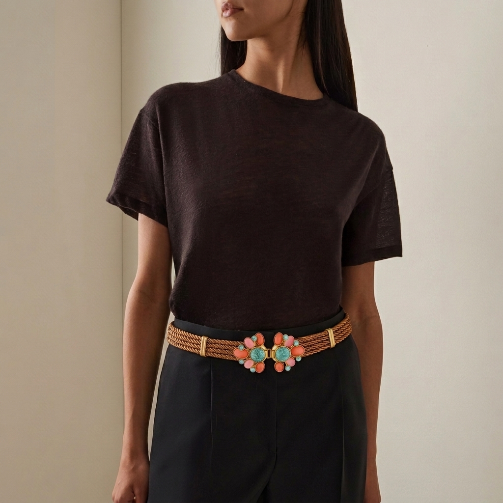 Zinnia Belt Beige - alternate view