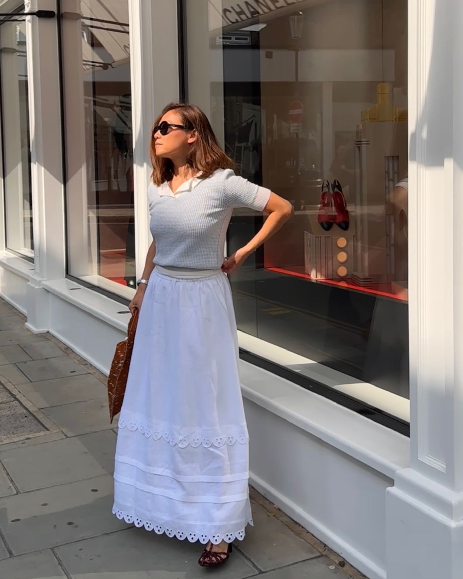 White Linen Skirt Ivan Kvitka - alternate view
