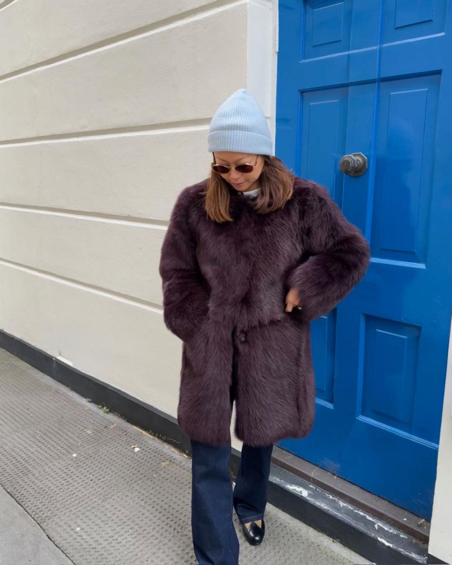Roxy Toscana Shearling in Bordeaux